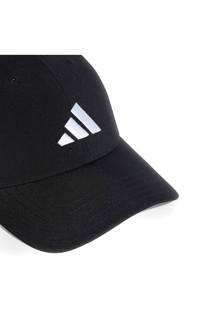 Schwarze Kappe mit gebogenem Schirm und Adidas-Logo JN 6589