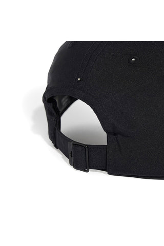 Cappellino nero con visiera curva e logo Adidas JN 6589