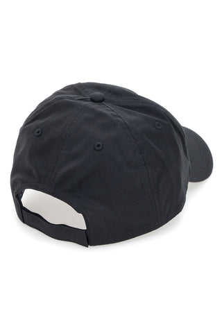 Schwarze Tommy Jeans Logo-Kappe mit gesticktem Logo