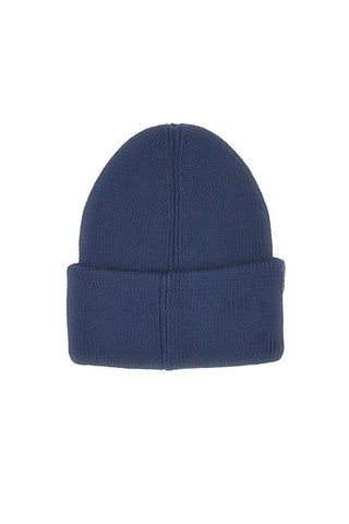Cappello beanie blu in maglia con logo Tommy Jeans Linear Beanie