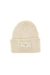 Tommy Jeans Linear Beanie Beige Strickmütze mit Logo
