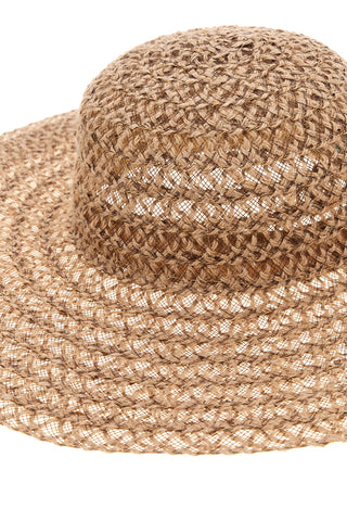 Selun beach beige geflochtener breitkrempiger Hut SUI 261002/A