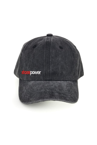 Cappellino Nero con Visiera e Scritta 