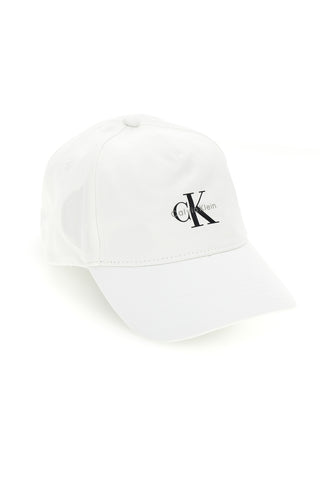 Cappello bianco con logo Calvin klein CK CAP