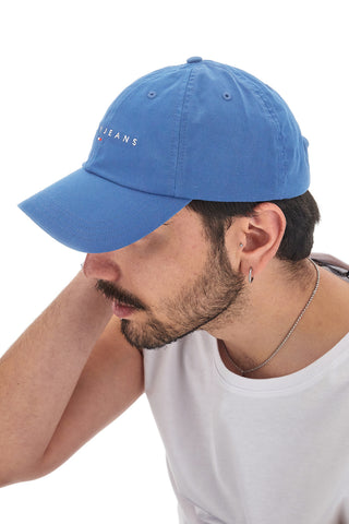 Hellblauer Hut mit gesticktem Tommy Jeans Logo CAP