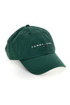 Grüner Hut mit gesticktem Tommy Jeans Logo CAP