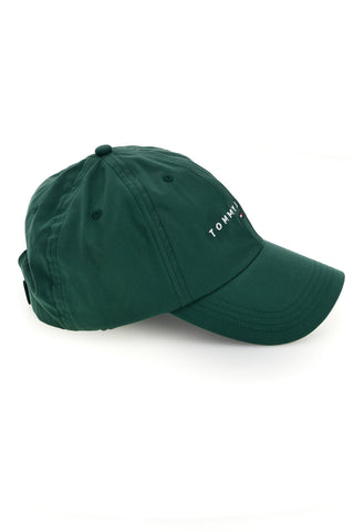 Grüner Hut mit gesticktem Tommy Jeans Logo CAP