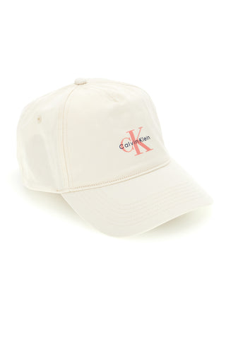 Cappello panna con logo Calvin klein CK CAP