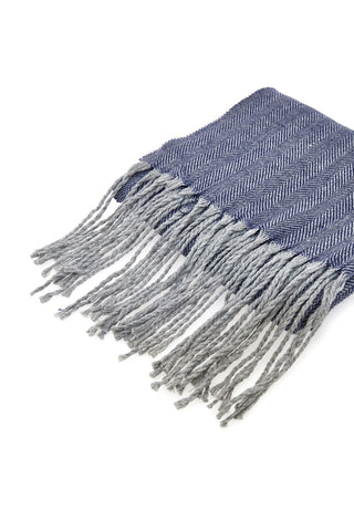 GianMarco Venturi Herren-Schal, Blau, 66175