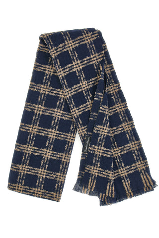 Blauer Strickschal für Damen Gianmarco Venturi 62936