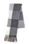 Pittarello karierter grauer Schal für Herren 1225/U