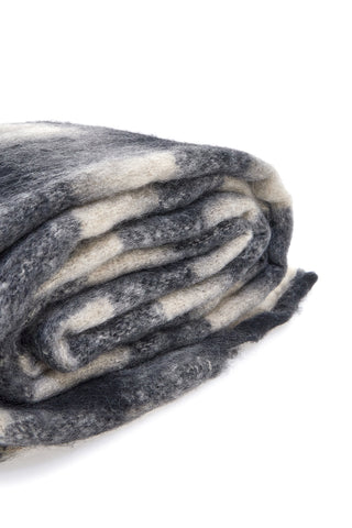 Pittarello 1220 Schwarz/Weiß karierter Schal