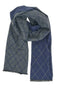 Sciarpa Blu e Grigia Double Face Gianmarco Venturi 61027