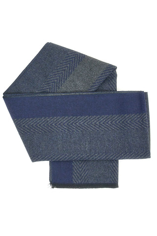 Blaue und graue Sciarpa GIANMARCO VENTURI 61024