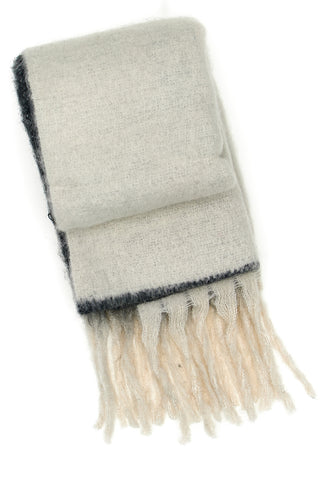 Schwarz-weißer Schal GIANMARCO VENTURI 61017