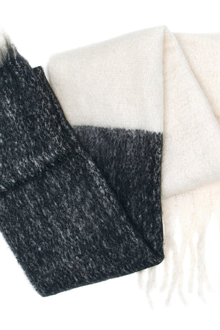 Schwarz-weißer Schal GIANMARCO VENTURI 61017