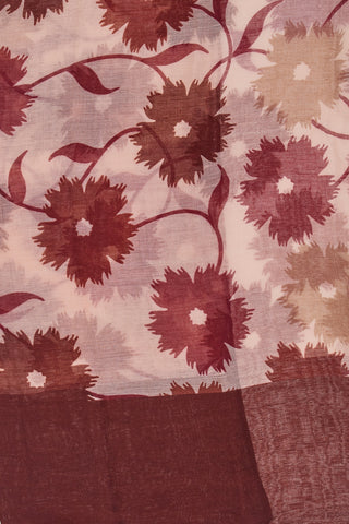 Pashmina Bordeaux Con Fantasia Florale Coveri SCIAR/149G