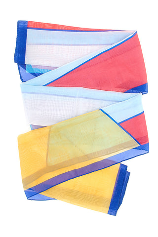 Mehrfarbiger Schal mit geometrischem Muster Coveri SCIAR/0999