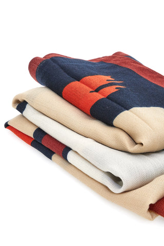 Foulard multicolore con motivo astratto Roncato 46,003,31