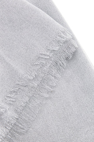 Weißer Pashmina mit Fransen Laura Biagiotti 99s298-71