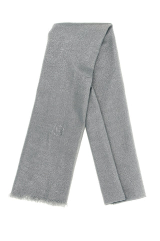 Silberner Pashmina mit Fransen Laura Biagiotti 99s298-71