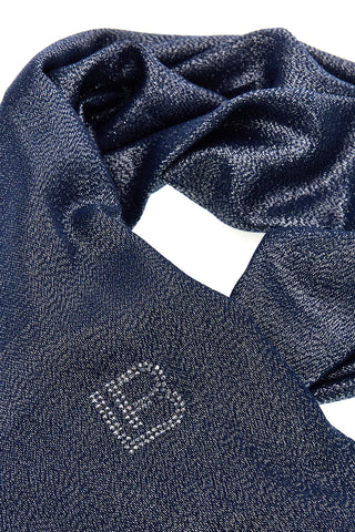 Blauer Pashmina mit Fransen Laura Biagiotti 99s298-71