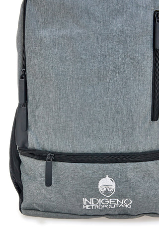 Zaino con Porta PC Grigio Indigeno Metropolitano 21105