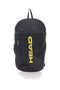 Zaino nero compatto con tasca frontale Head HBK054