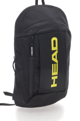 Head HBK054 Schwarzer kompakter Rucksack mit Fronttasche