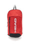 Zaino rosso compatto con tasca frontale Head HBK054