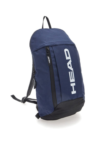 Head HBK054 Kompakter blauer Rucksack mit Fronttasche