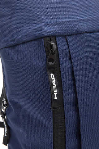 Head HBK054 Kompakter blauer Rucksack mit Fronttasche