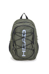 Head HBK048 Militärgrüner Rucksack mit mehreren Taschen und Netz vorne