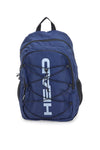 Head HBK048 Marineblau-Schwarzer Rucksack mit mehreren Taschen und Netz vorne