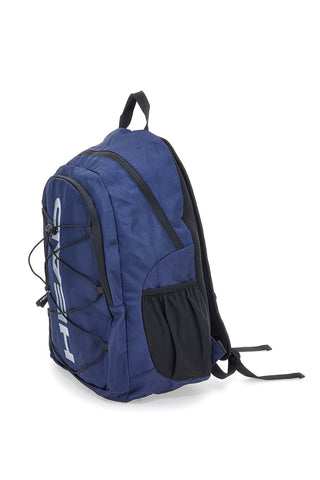 Head HBK048 Marineblau-Schwarzer Rucksack mit mehreren Taschen und Netz vorne