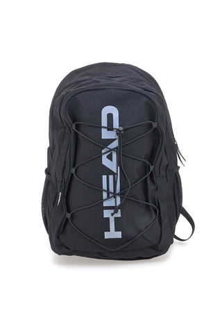 Zaino nero con logo frontale e spallacci imbottiti HEAD HBK048