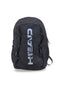 Zaino nero con logo frontale e spallacci imbottiti HEAD HBK048
