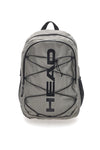 Zaino grigio nero con tasche multiple e rete frontale Head HBK048