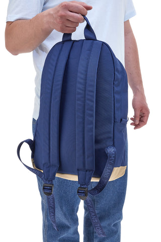 Zaino Blu con Tasca Frontale e Rete Interna TOMMY DAILY DOME