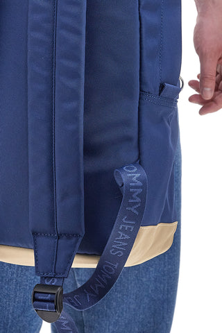 Zaino Blu con Tasca Frontale e Rete Interna TOMMY DAILY DOME