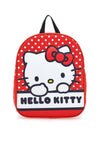 Zaino rosso con stampa in rilievo Hello kitty