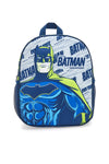 Blauer Rucksack mit Batman-Prägedruck