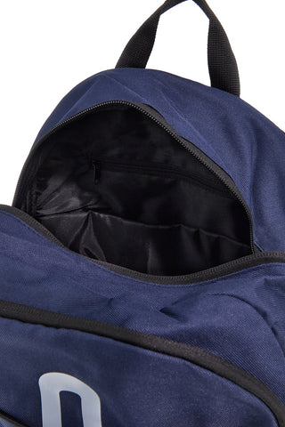 Blauer Rucksack mit Hauptfächern und Taschen HBK048-810