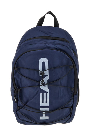 Blauer Rucksack mit Hauptfächern und Taschen HBK048-810