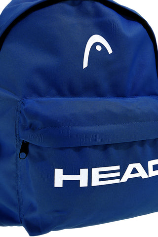 Blauer Rucksack mit Fronttasche Kopf HBK050-823
