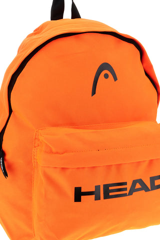 Rucksack Fluo Orange mit Fronttasche Kopf HBK050-614