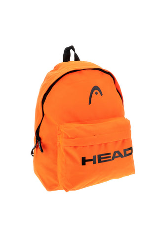 Rucksack Fluo Orange mit Fronttasche Kopf HBK050-614