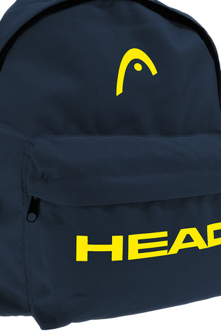 Blauer Rucksack mit Fronttasche Kopf HBK050-810