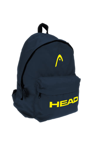 Blauer Rucksack mit Fronttasche Kopf HBK050-810