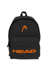 Rucksack Schwarz mit Fronttasche Kopf HBK050-910